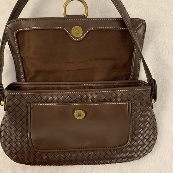 Ann Taylor Loft Women's Small Weave Shoulder Bag - Picture 4 of 8